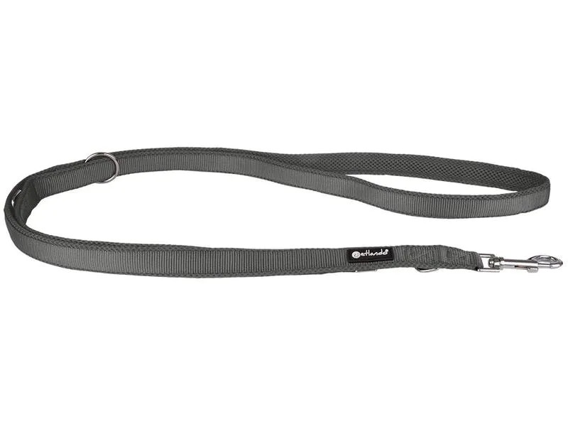 petlando Hundeleine Mesh, 3 m, Anthrazit