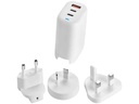 Acer USB-Wandladegerät GaN 65W inkl. Reiseadapter (UK+USA)