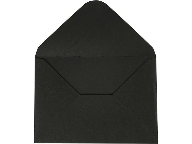 Creativ Company Couvert 11.5 x 16 cm Schwarz