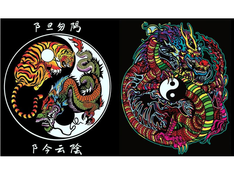 Tataruga Malset Mappe Drache A4
