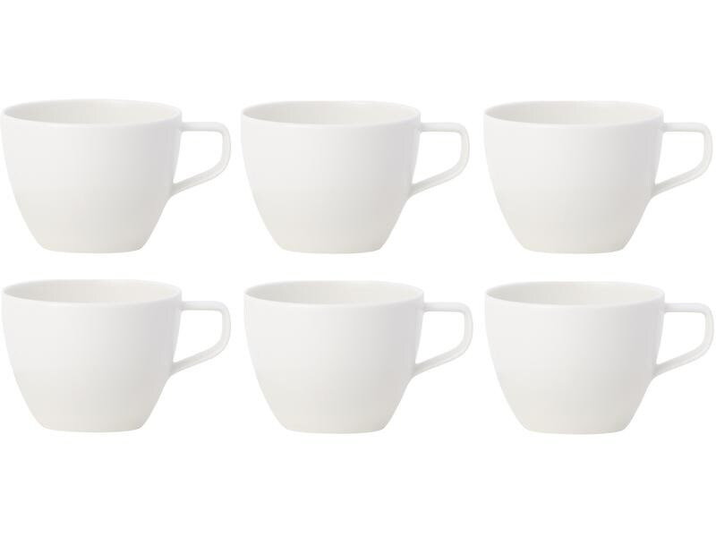 Villeroy &amp; Boch Kaffeetasse Artesano Original 250 ml, 6 Stück, Weiss