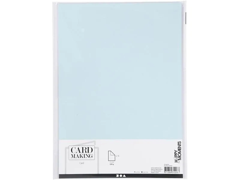 Creativ Company Fotokarton A4, 10 Blatt, Hellblau