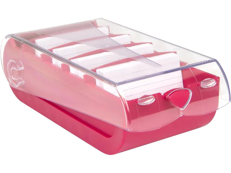 Biella Karteibox Bunny A8 100 Karten, Pink