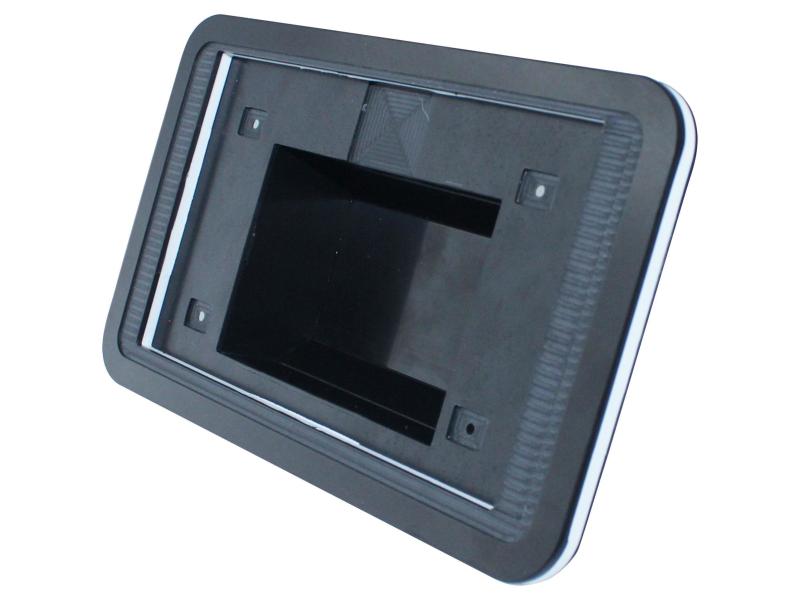 Raspberry Pi Gehäuse Multicomp für Raspberry Pi 7 TFT Schwarz