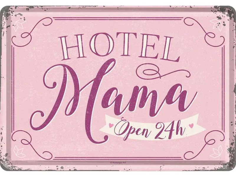 Nostalgic Art Postkarte Hotel Mama 14 x 10 cm