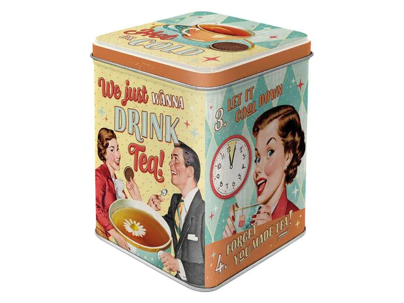 Nostalgic Art Teebeutel-Box Tea &amp; Cookies Mehrfarbig