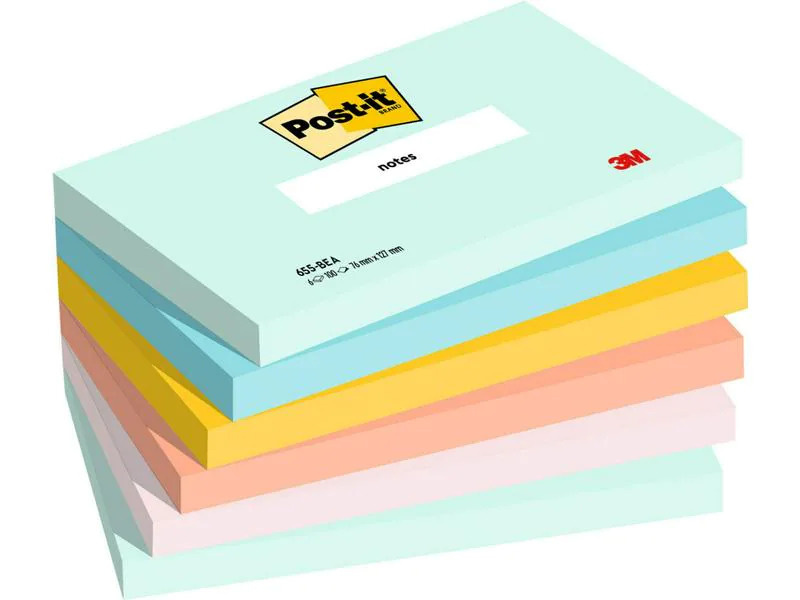Post-it Notizzettel Beachside Collection, 127 x 76 mm