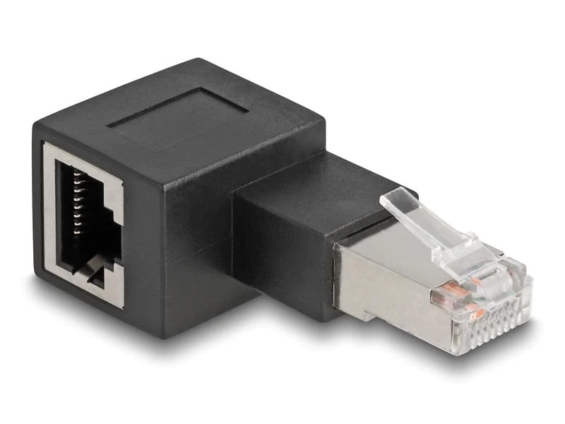 Delock Winkeladapter 90° RJ45 nach links, Cat.6A 1 Stück