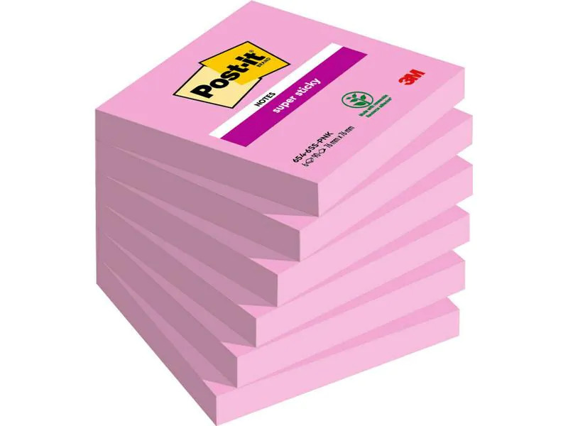 Post-it Notizzettel Super Sticky Tropical Pink 76 x 76 mm
