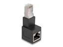 Delock Winkeladapter 90° RJ45 nach unten, Cat.6A 1 Stück