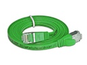 SLIM Slimpatchkabel RJ-45 - RJ-45, Cat 6, STP, 0.1 m, Grün