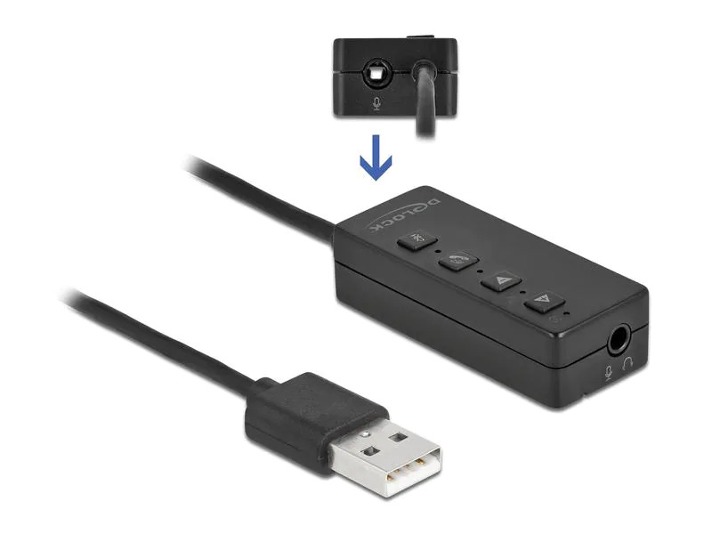 Delock Headset und Mikrofon Adapter USB 2.0