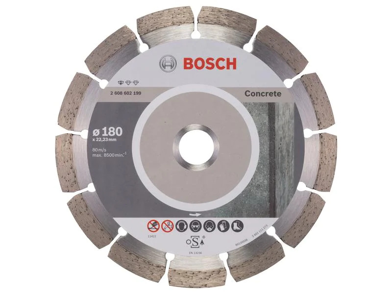 Bosch Professional Diamanttrennscheibe Standard for Concrete, 180 x 2 x 10 mm