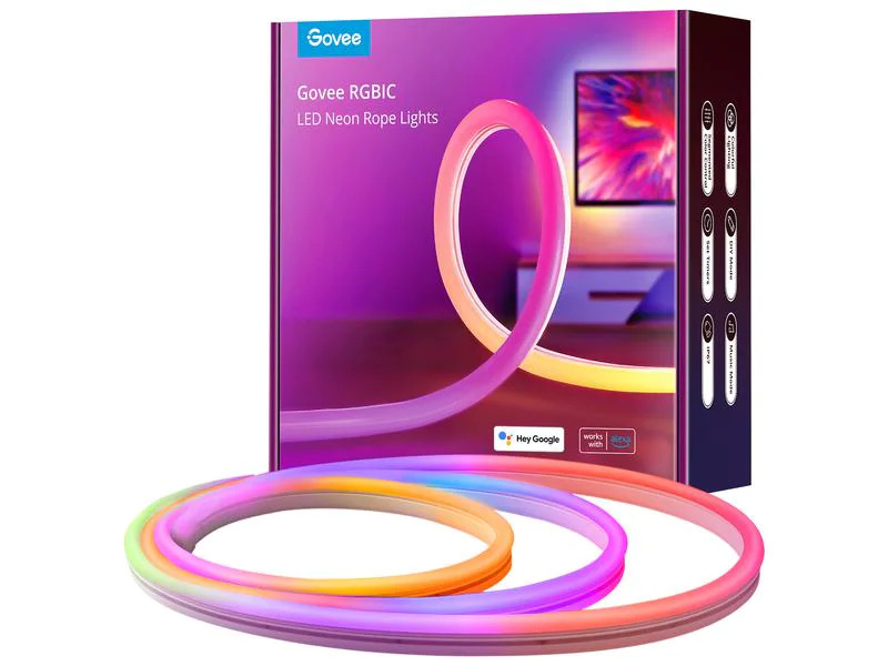 Govee LED Stripe Neon, 3 m, RGBIC