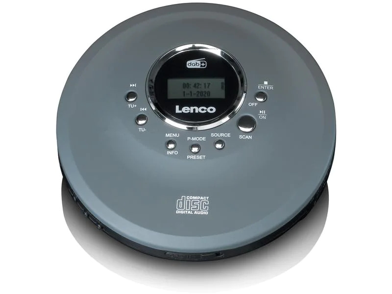 Lenco MP3 Player CD-400GY Grau