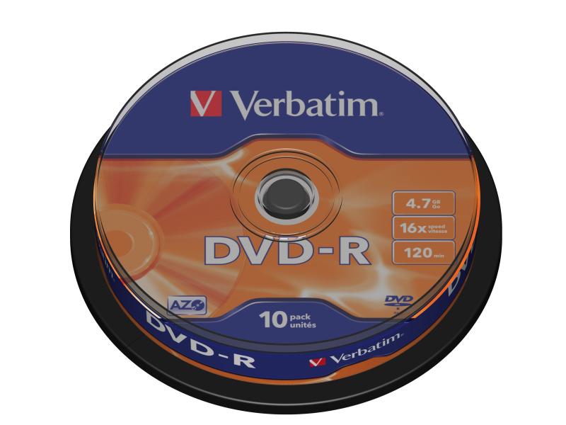 Verbatim DVD-R 4.7 GB, Spindel (10 Stück)