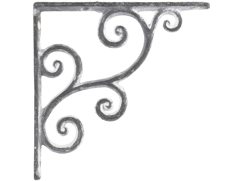 Chic Antique Regalträger 14 x 14 cm, Grau