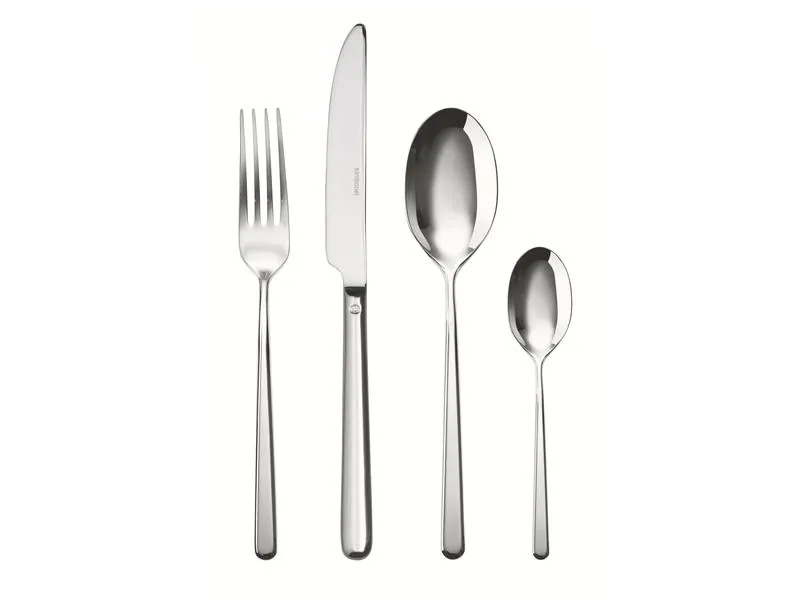 Sambonet Besteck-Set Linear 24-teilig, Silber