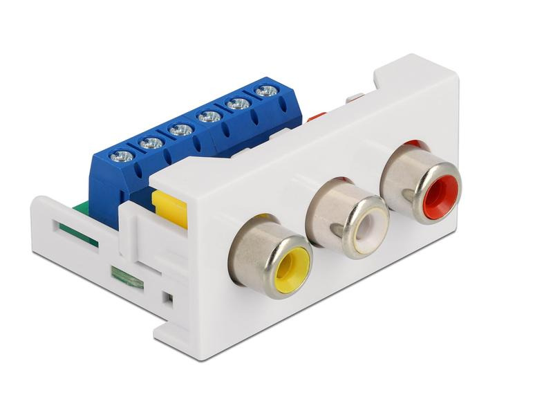 Delock Easy 45 Modul 22.5 x 45 mm Spezial - Cinch