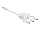 Delock Easy 45 Modul USB A - Lightning/Micro-USB B/USB C 0.5 m