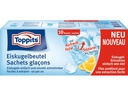 Toppits Eiswürfelbeutel 10 Stück, Blau/Transparent