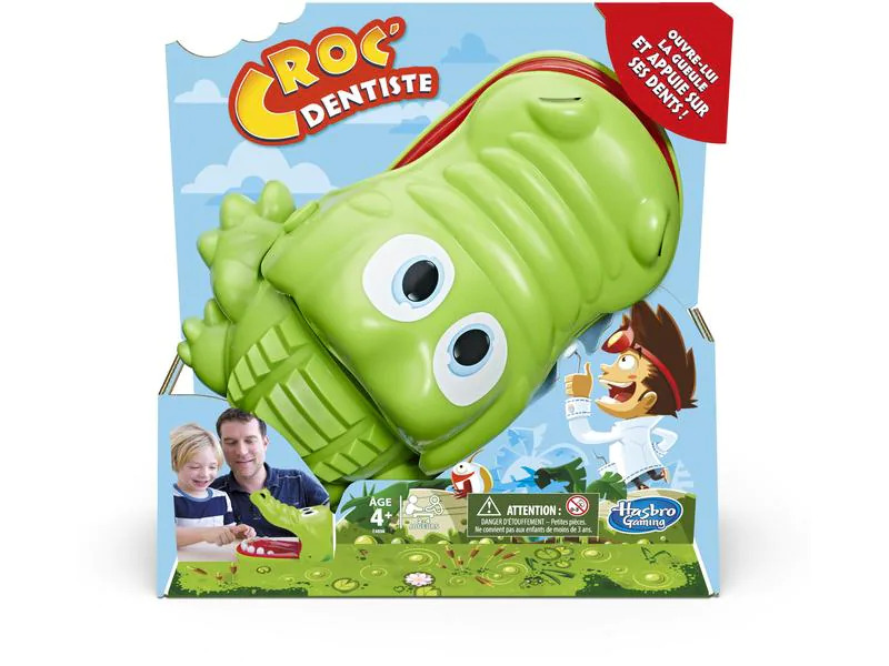Hasbro Gaming Kinderspiel Croc` Dentiste -FR-