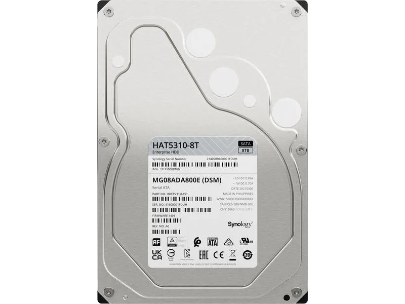 Synology Harddisk HAT5310 3.5 SATA 8 TB
