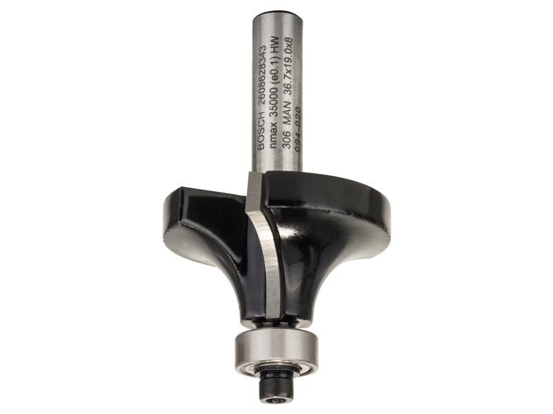 Bosch Professional Abrundfräser Standard for Wood R1 12 mm, L 18.6 mm, G 60 mm