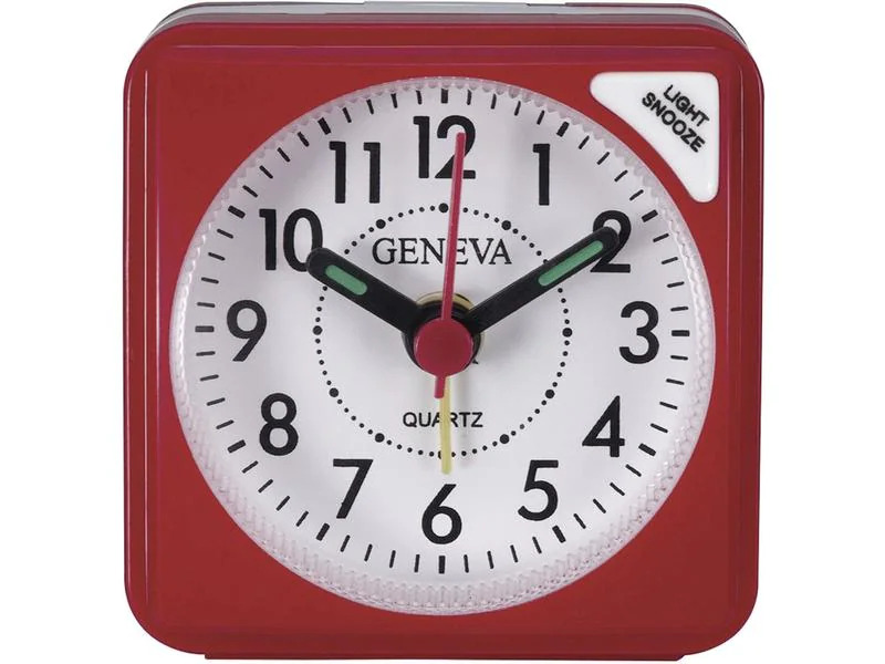 Technoline Klassischer Wecker Modell S Rot
