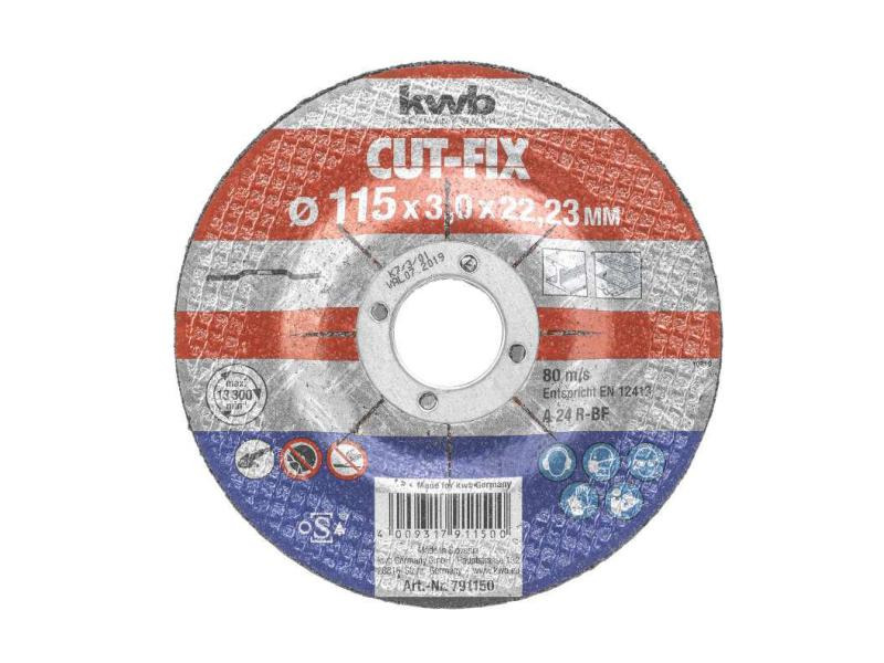 kwb Trennscheibe CUT-FIX, Metall Ø 115 x 3.0 mm