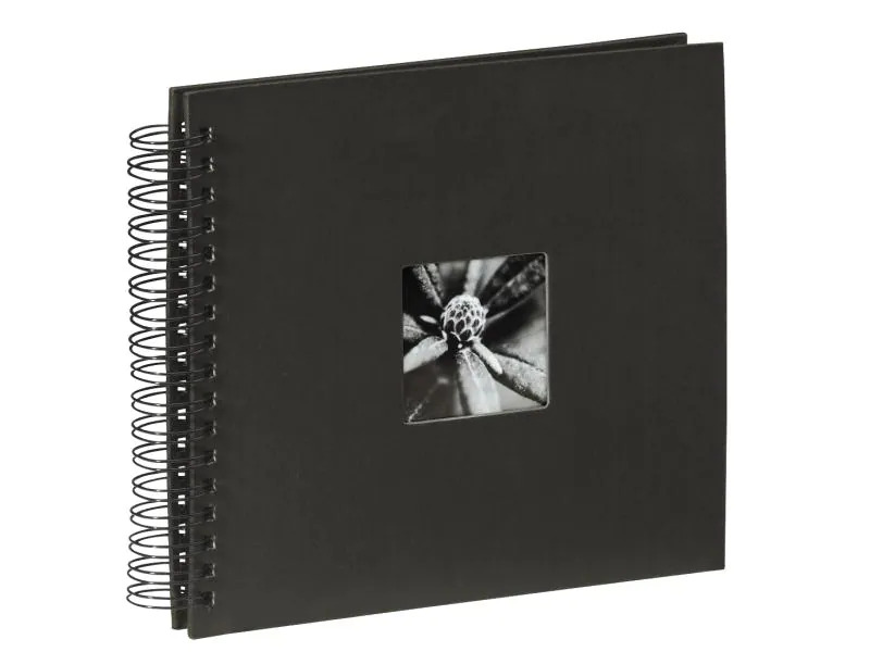 Hama Fotoalbum Fine Art 28 x 24 cm Schwarz, 50 schwarze Seiten