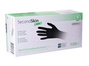 SecondSkin Einweghandschuh Nitril M, Schwarz, 100 Paar