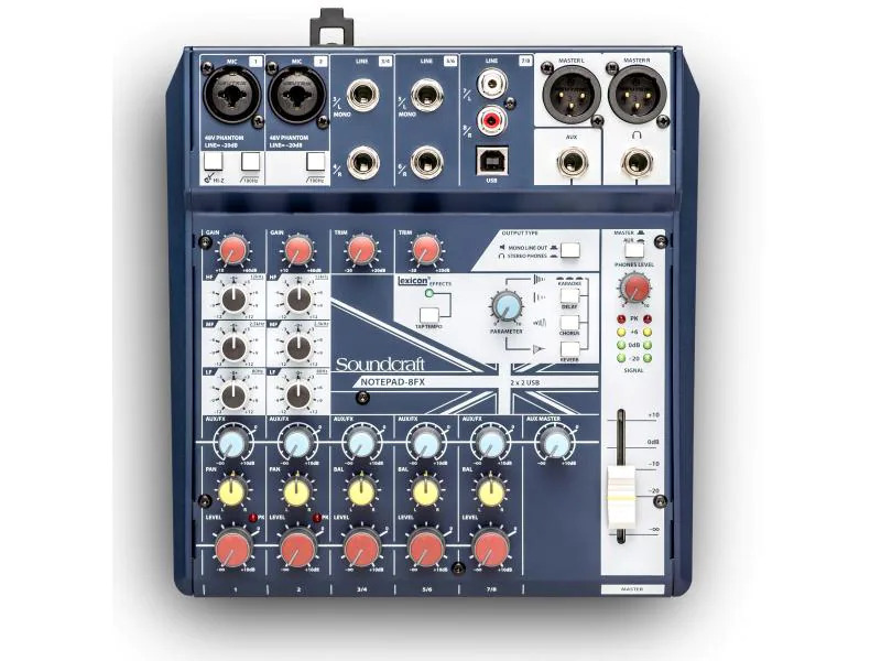Soundcraft Mischpult Notepad-8FX