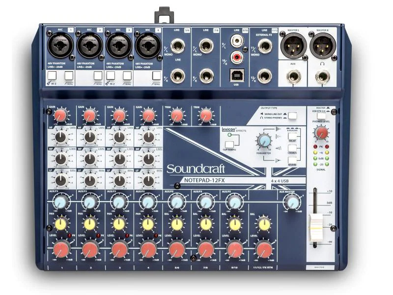 Soundcraft Mischpult Notepad-12FX