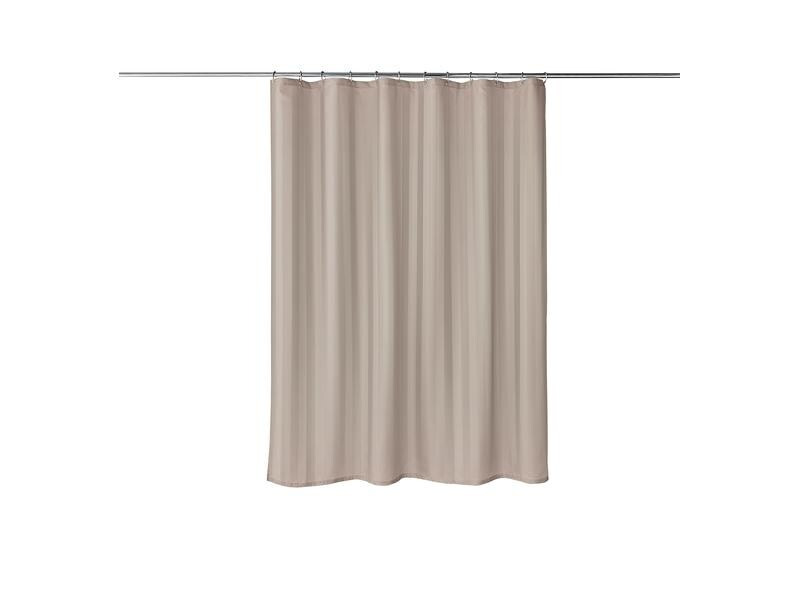 Kleine Wolke Duschvorhang Stripia 180 x 200 cm, Beige
