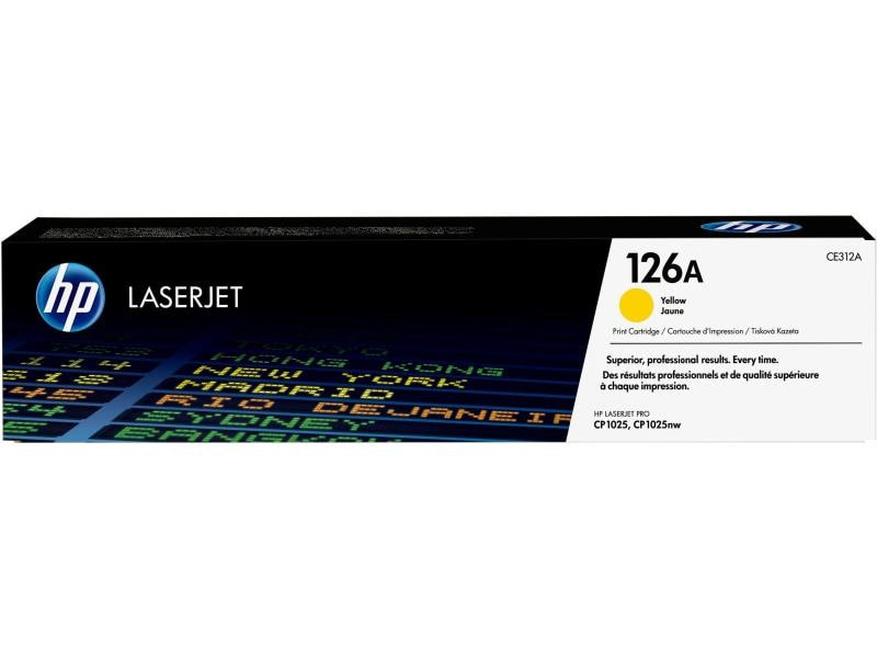 HP Toner Nr. 126A (CE312A) Yellow