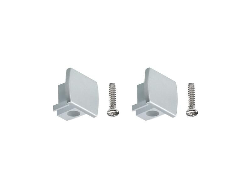 Paulmann Endkappe URail Universal, Chrom, 2er