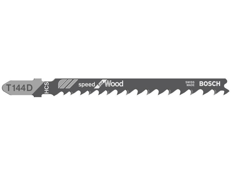 Bosch Professional Stichsägeblatt T 144 D Speed for Wood, 5 Stück
