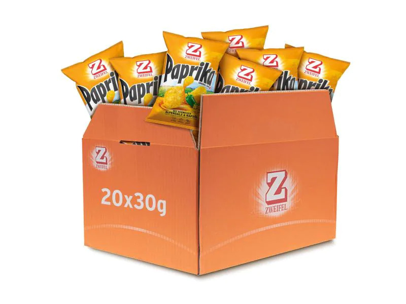 Zweifel Chips Original Paprika 20 x 30g
