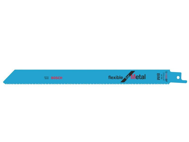 Bosch Professional Säbelsägeblatt S 1122 BF Flexible for Metal, 100 Stück