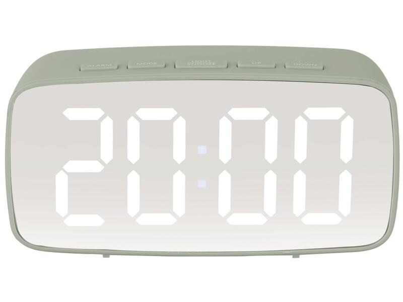 KARLSSON Digitalwecker Mirror oval Grün