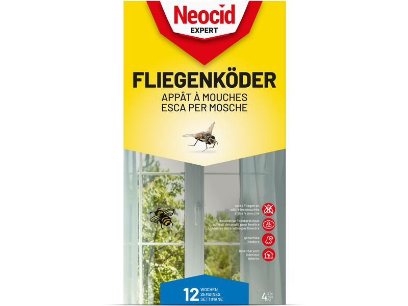 Neocid Expert Insektenfalle Fliegenköder, 4 Stück
