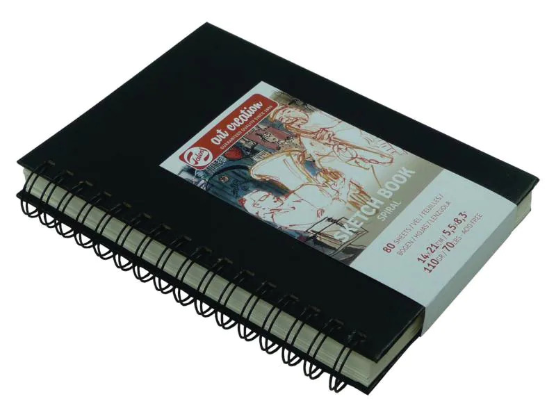 Talens Zeichenblock 14 x 21 cm Schwarz