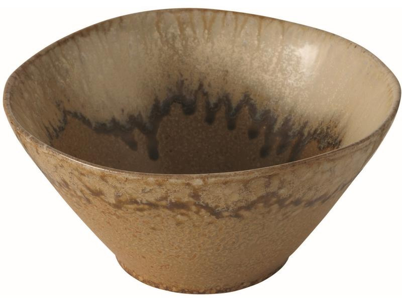 Boltze Schale Orella 19 cm, 1 Stück, Braun