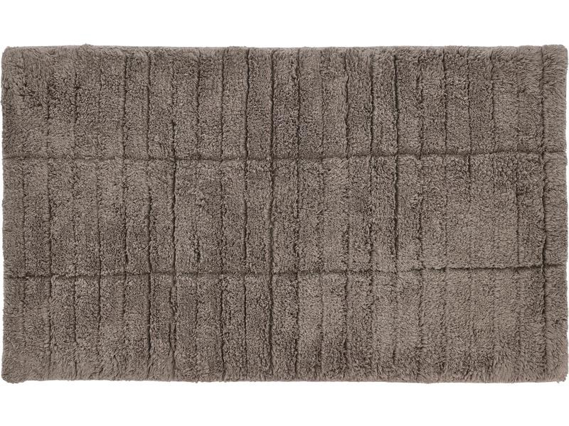 Zone Denmark Badteppich Tiles 50 x 80 cm, Taupe