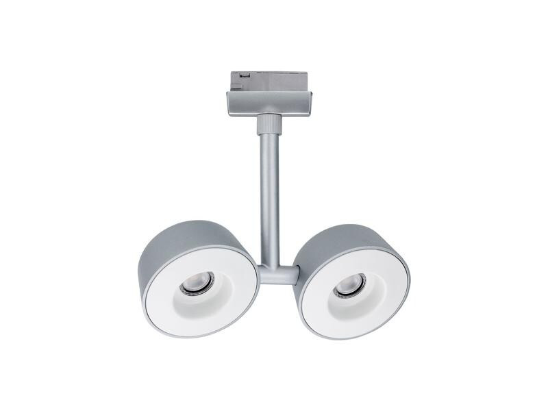 Paulmann LED Schienenspot Double Pellet, 2 x 6.7 W, 2700 K, Chrom