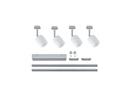 Paulmann Schienenspot URail Blossom Set, 4 x G9, 40 W, Weiss/ Chrom