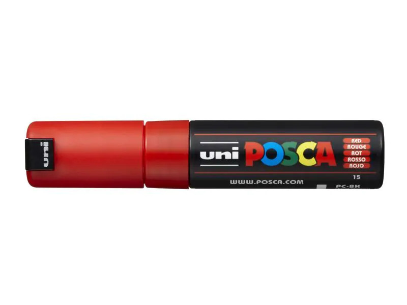 Uni Permanent-Marker POSCA 8 mm Rot
