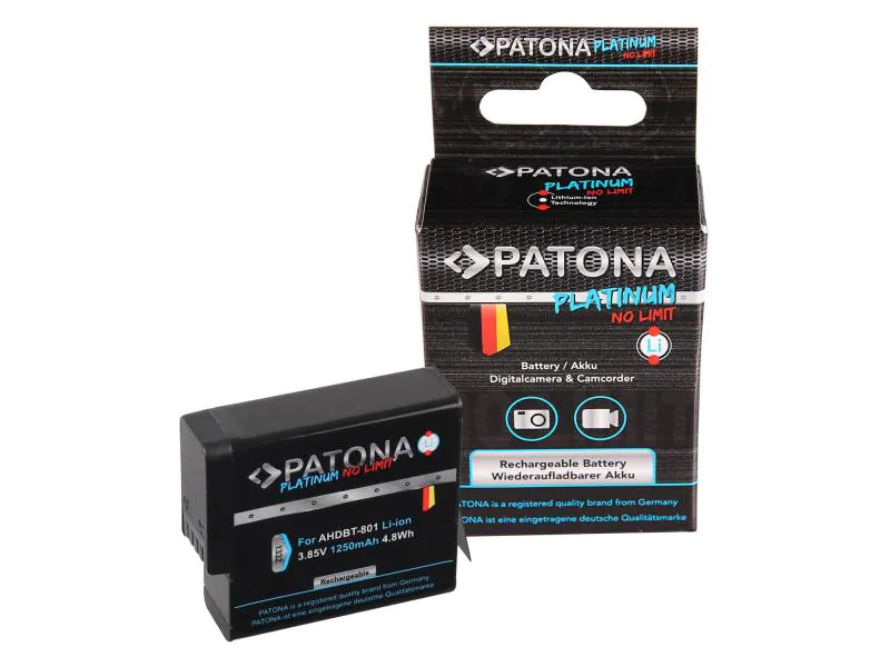 Patona Videokamera-Akku Platinum GoPro Hero 8/7/6/5