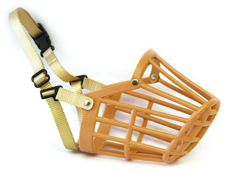 SwissPet Maulkorb Kunststoff Gr. 8, Beige